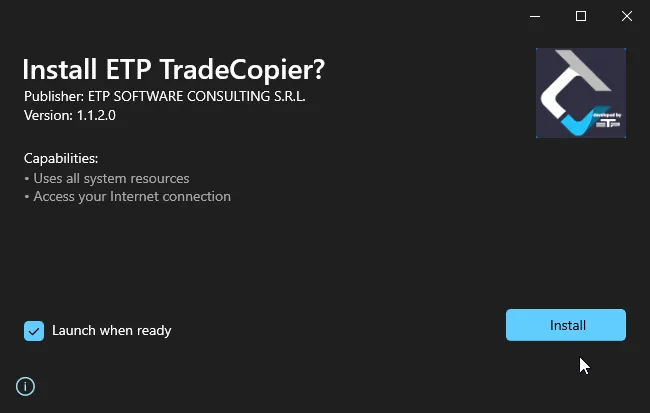 ETP TradeCopier Installation 2