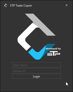 TradeCopier Login 1